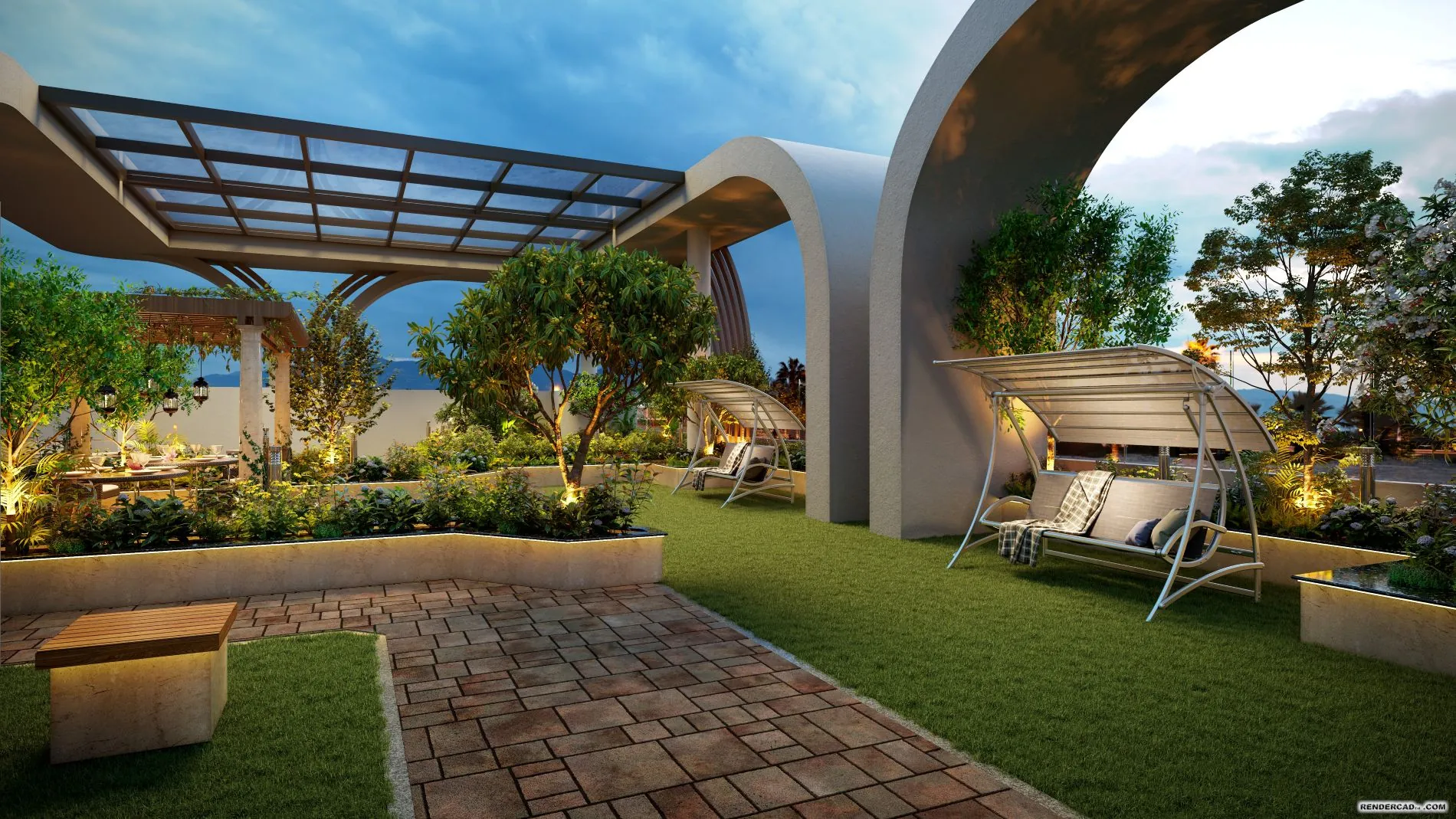 Sculpture & Party Lawn – Sai Palm View Nerul